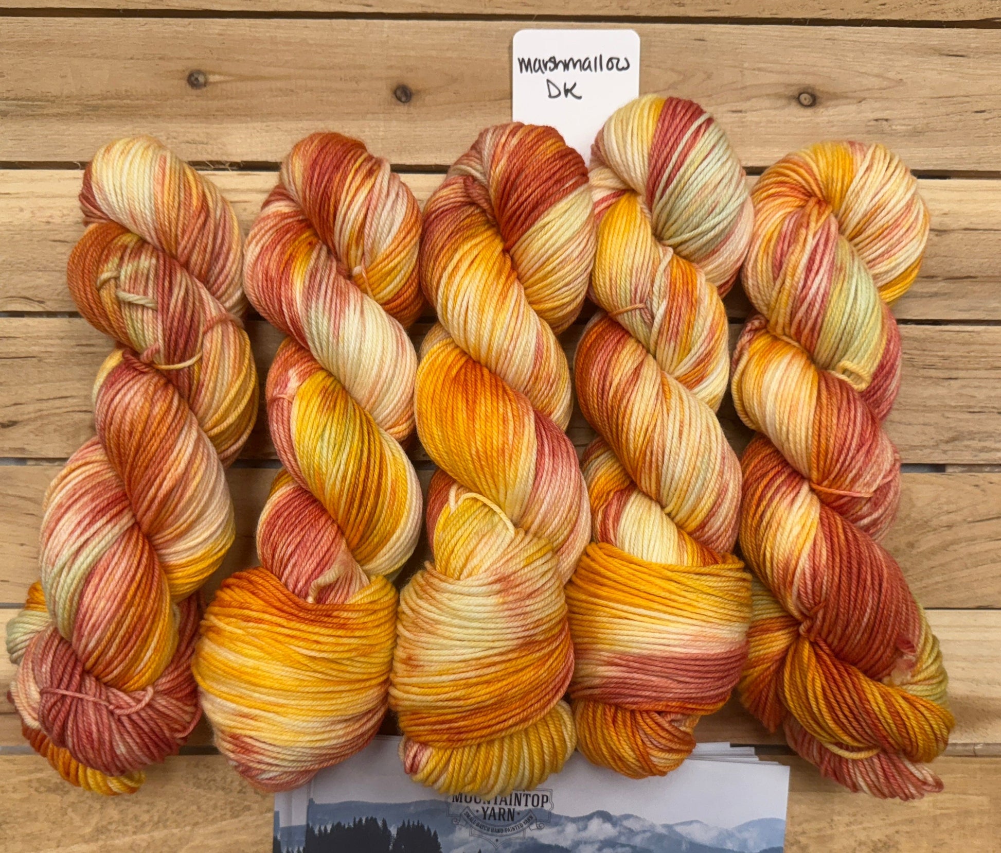 Mountaintop Yarn Marshmallow Select DK Summer Citrus Yarn