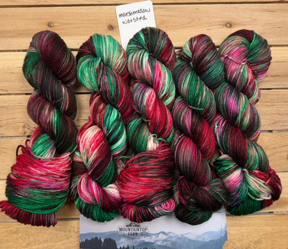 Mountaintop Yarn Marshmallow Select Worsted Bed of Roses Yarn