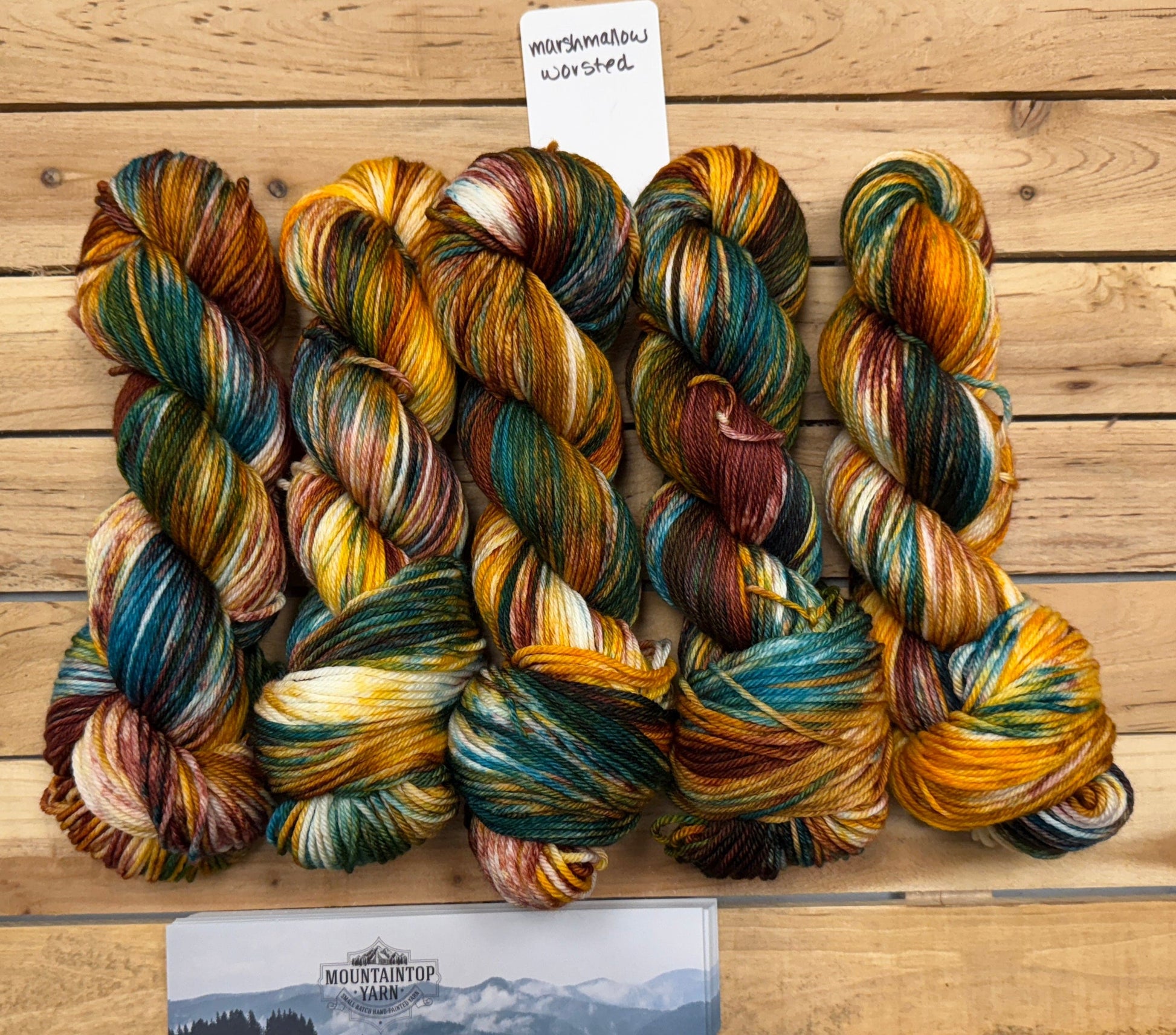 Mountaintop Yarn Marshmallow Select Worsted Campfire Nights Yarn
