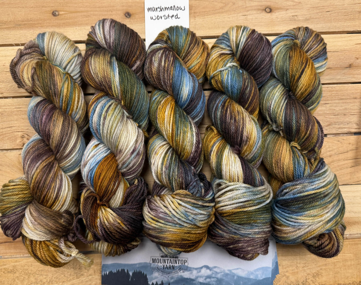 Mountaintop Yarn Marshmallow Select Worsted First Frost Yarn