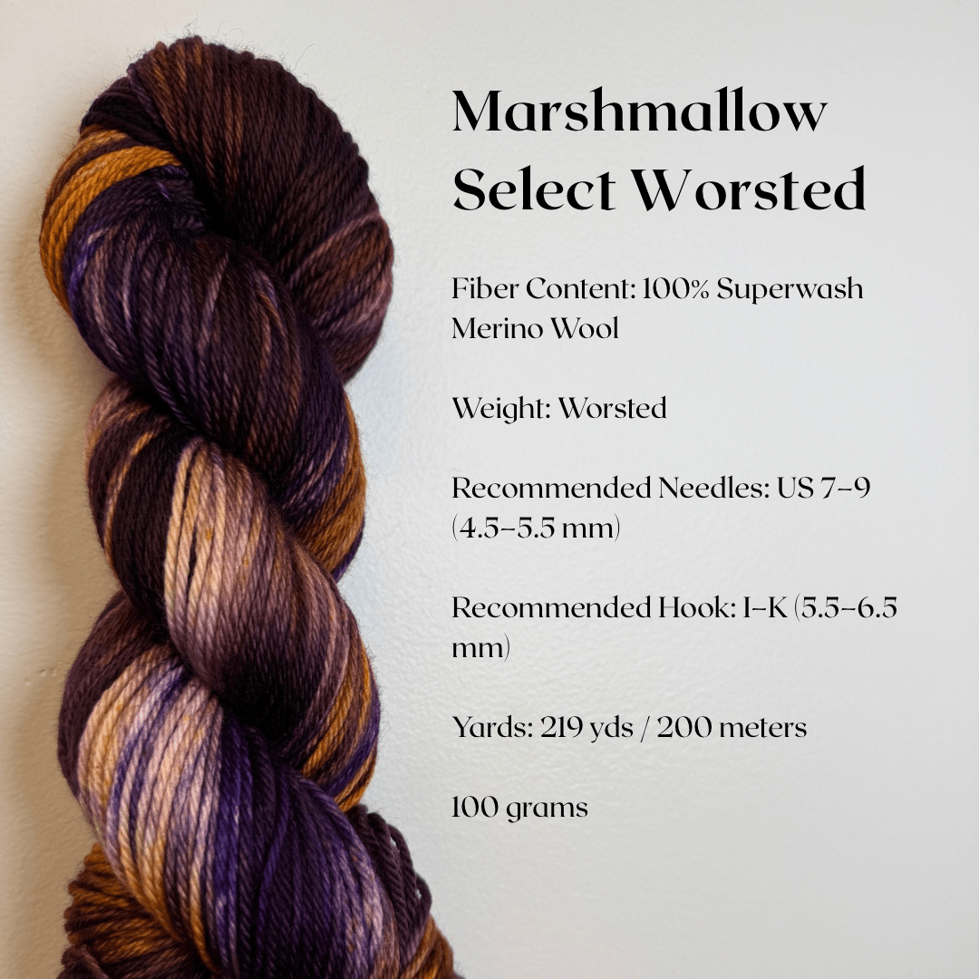 Mountaintop Yarn Marshmallow Worsted Fall Leaves Yarn
