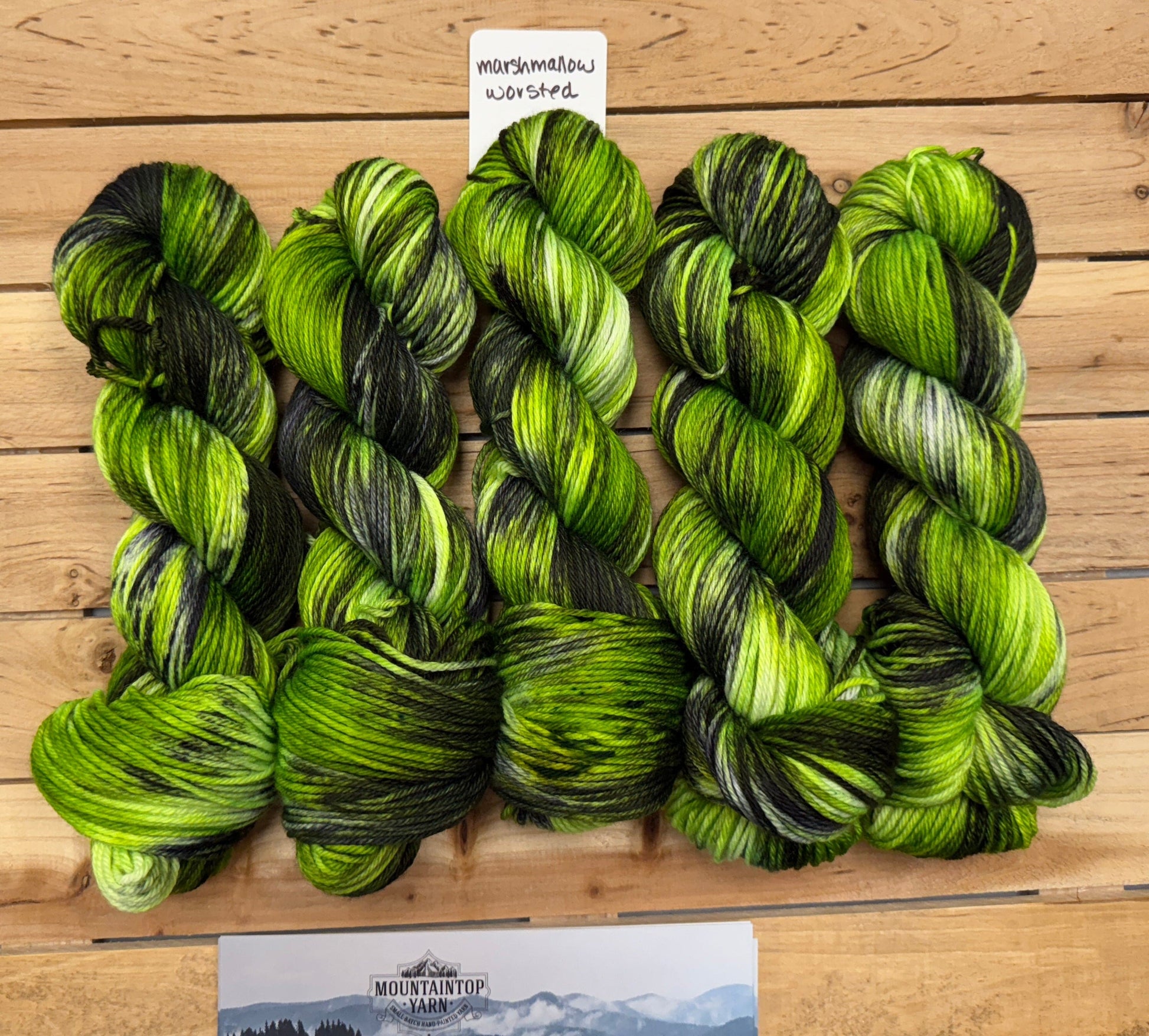 Mountaintop Yarn Marshmallow Worsted Oogie Boogie Yarn
