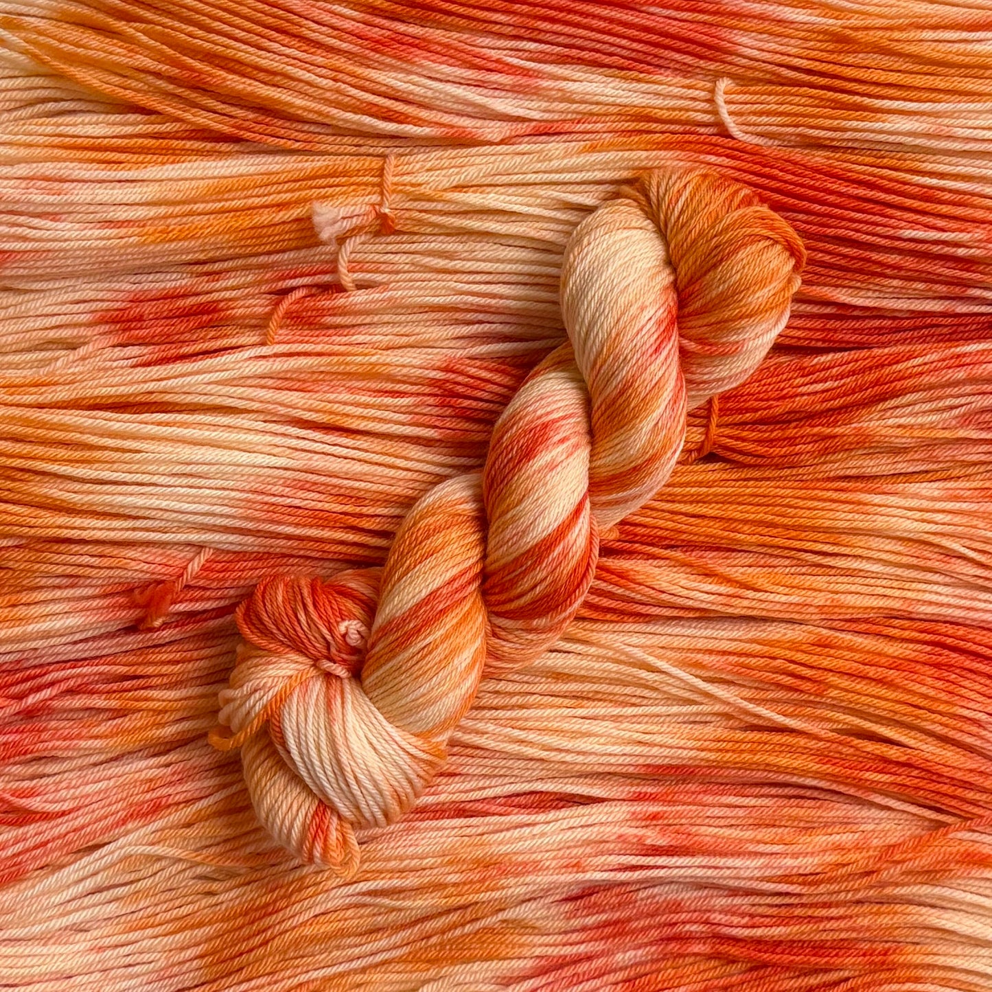 Mountaintop Yarn Marshmallow Worsted Select Orange You Glad Yarn