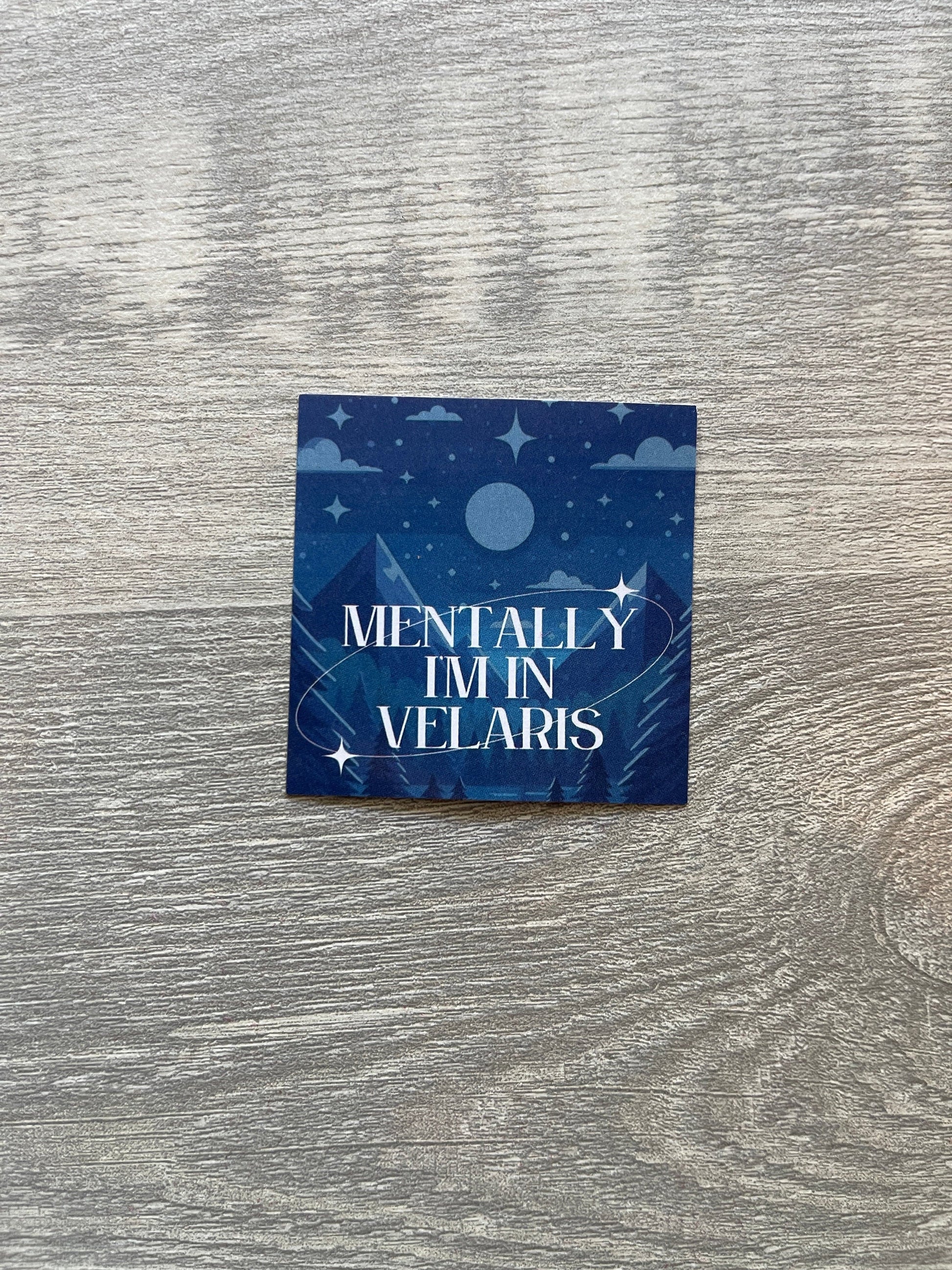 Mountaintop Yarn Mentally I’m in Velaris Sticker Sticker