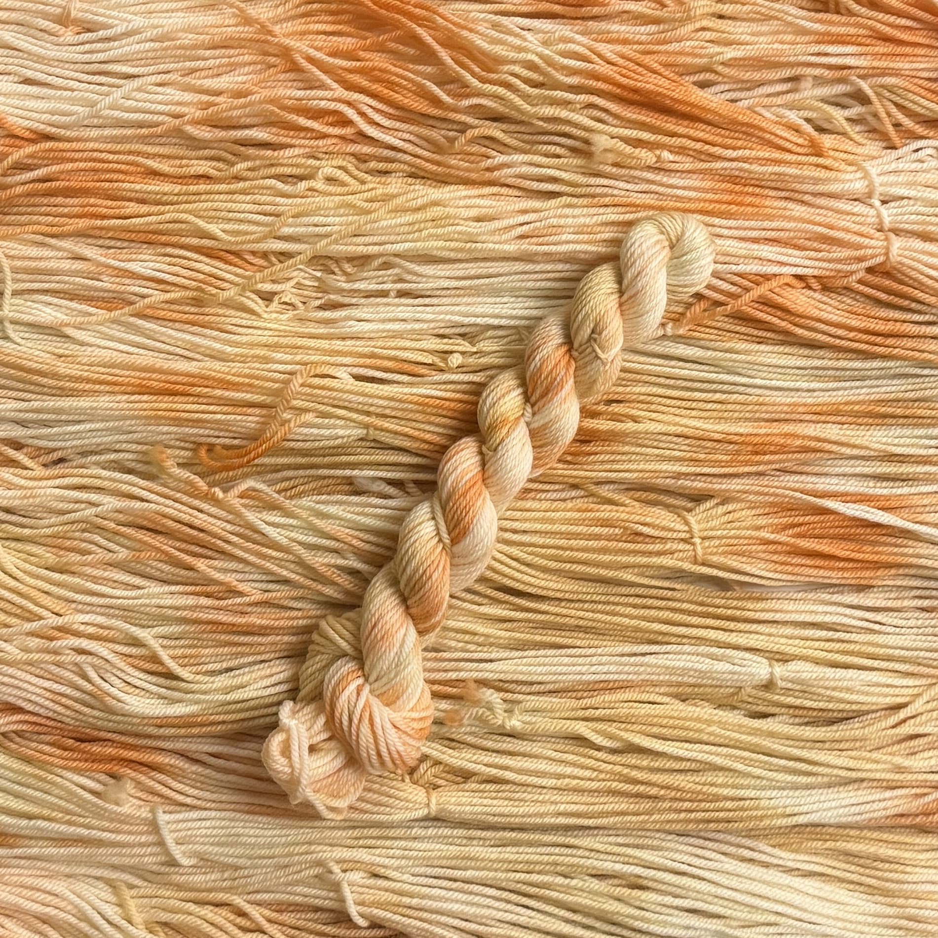 Mountaintop Yarn Minis Peach Cobbler - 20g Mini Skein - DK Yarn