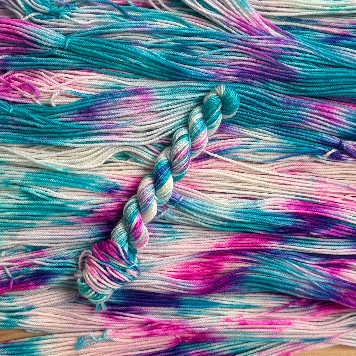 Mountaintop Yarn Minis Synth Wave - 20g Mini Skein - DK Yarn