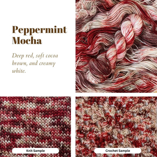 Mountaintop Yarn Peppermint Mocha Yarn