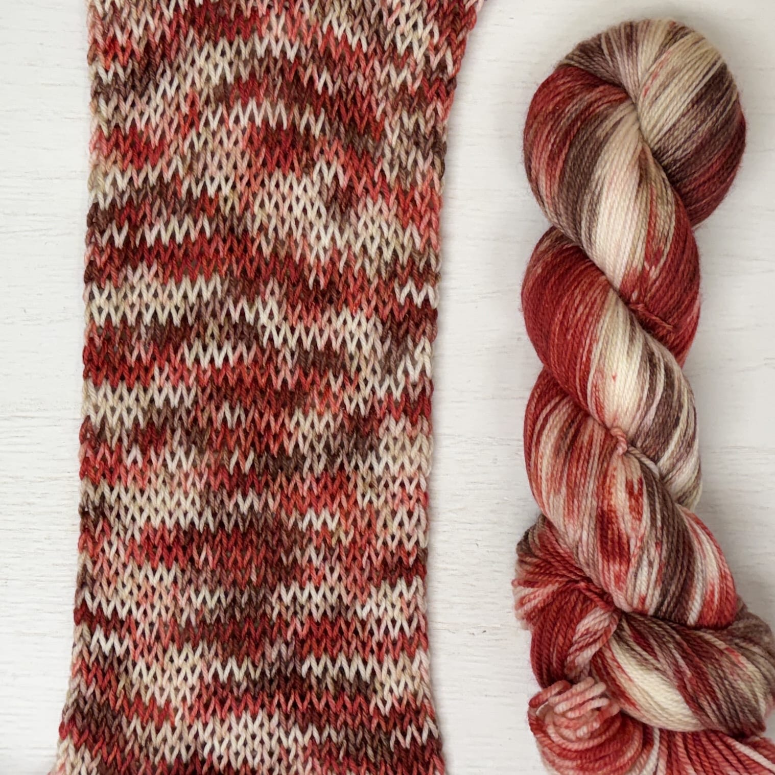 Mountaintop Yarn Peppermint Mocha Yarn