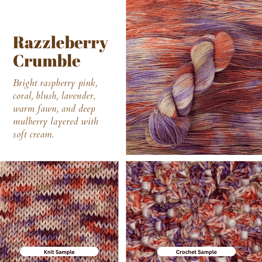 Mountaintop Yarn Razzleberry Crumble Yarn