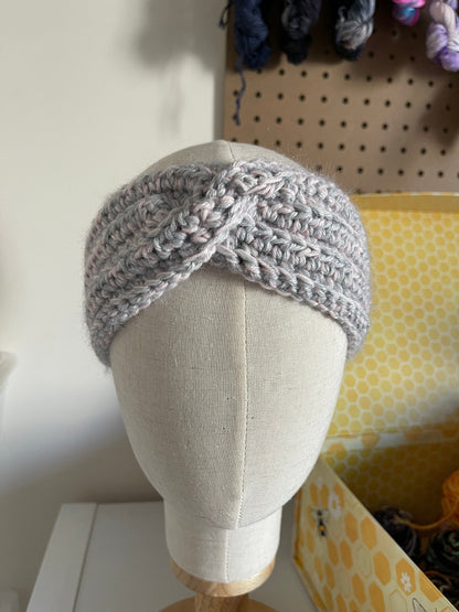 Mountaintop Yarn Ridge Twist Headband Pattern Needlecraft Patterns