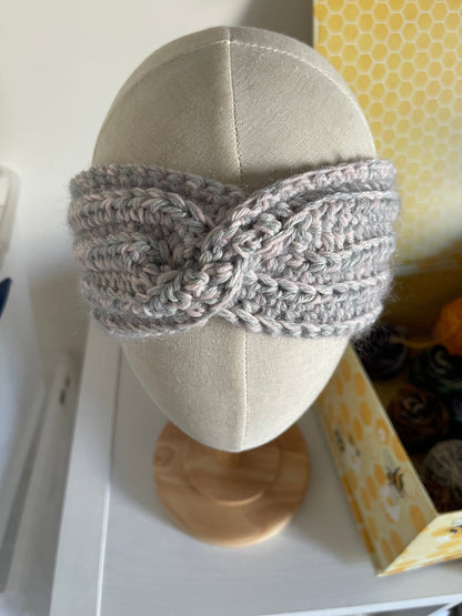 Mountaintop Yarn Ridge Twist Headband Pattern Needlecraft Patterns