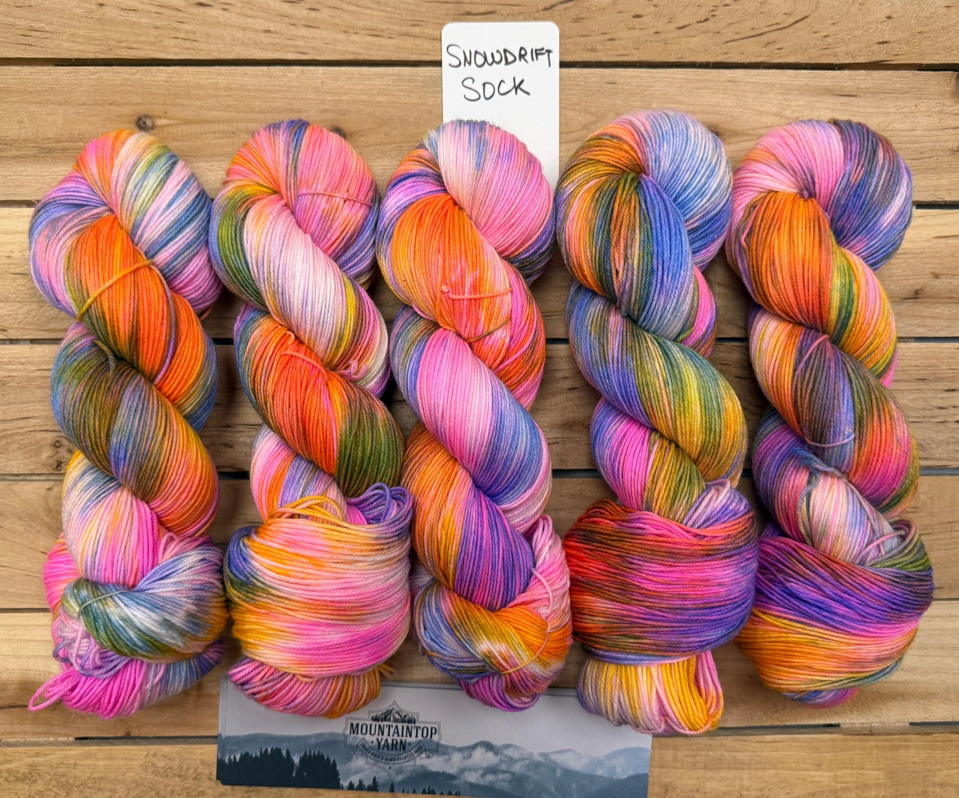 Mountaintop Yarn Snowdrift Select Sock Unicorn Kisses Yarn