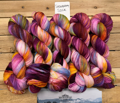 Mountaintop Yarn Snowdrift Sock Glass Gem Corn Yarn