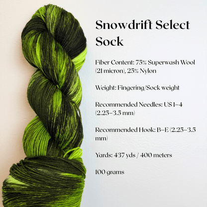 Mountaintop Yarn Snowdrift Sock Oogie Boogie Yarn