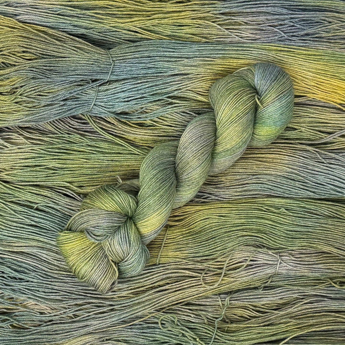 Mountaintop Yarn Soleil Fingering River Moss Yarn