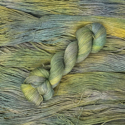 Mountaintop Yarn Soleil Fingering River Moss Yarn