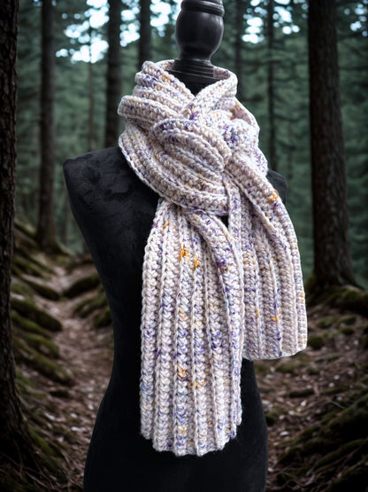 Mountaintop Yarn Sunday Stroll Scarf Bundle - Crochet Pattern and Yarn Kit Craft Kits