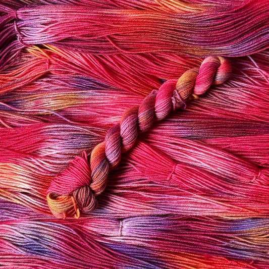 Mountaintop Yarn Tequila Sunrise - 20g Mini Skein - Sock/Fingering Yarn