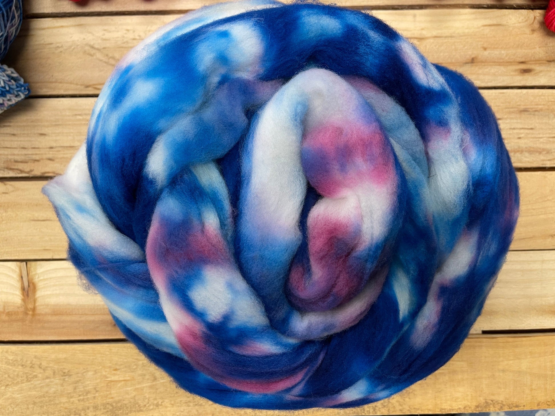 Mountaintop Yarn Tokyo Night - Superwash and Nylon Combed Top Roving Roving