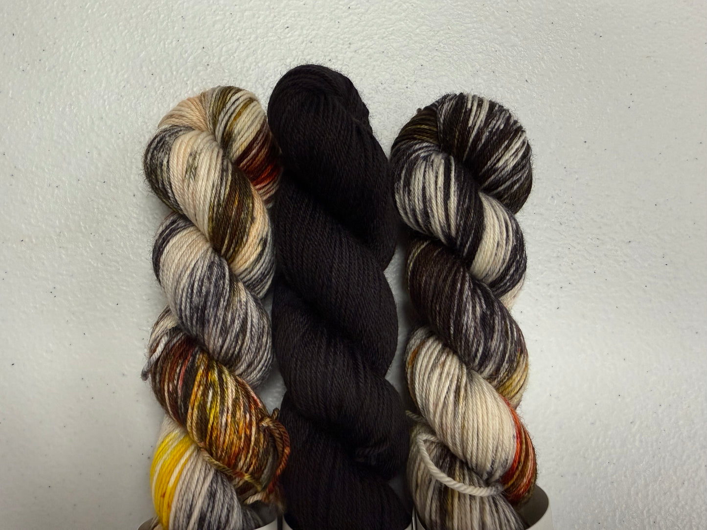 Mountaintop Yarn Trick or Treat / Black Hole Three's a Pair - Sock Kit Yarn Kit