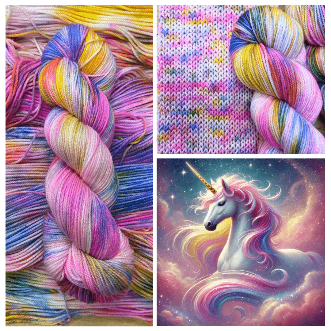 Unicorn Kisses – Mountaintop Yarn