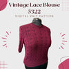 Mountaintop Yarn Vintage Lace Blouse 5322 - Digital Pattern Patterns
