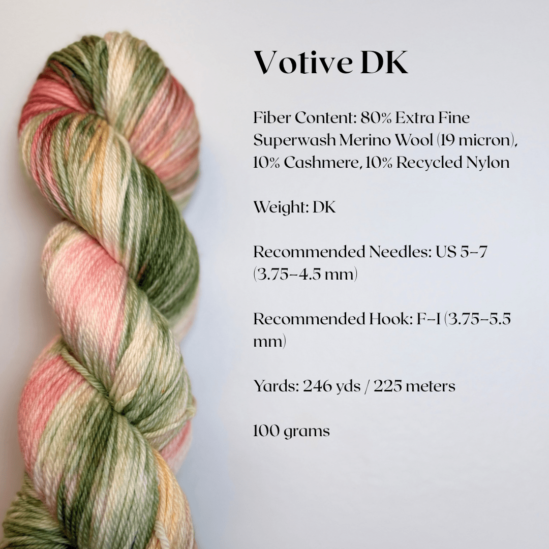 Mountaintop Yarn Votive DK Bouquet Toss Yarn