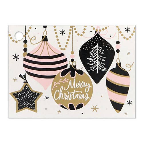 Nashville Wraps Merry Ornaments Christmas Print Gift Enclosure Cards Paper products