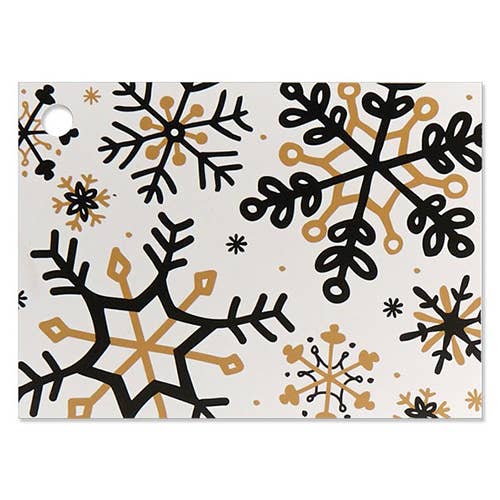 Nashville Wraps Rustic Snowflake Christmas Print Gift Enclosure Cards Paper products