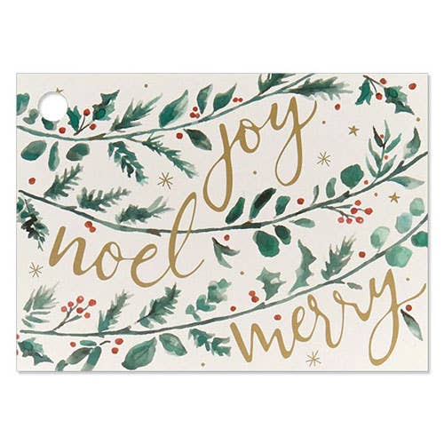 Nashville Wraps Tidings of Joy Christmas Print Gift Enclosure Cards Paper products