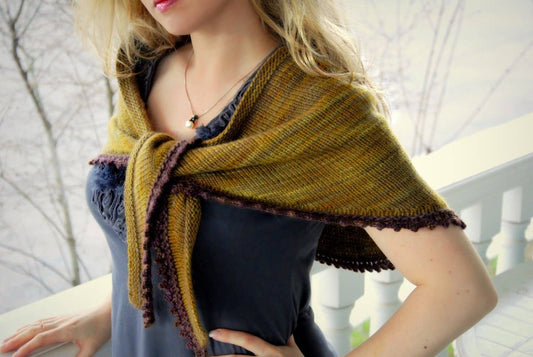 NNK Press Cosette Wrap Knitting Pattern Patterns