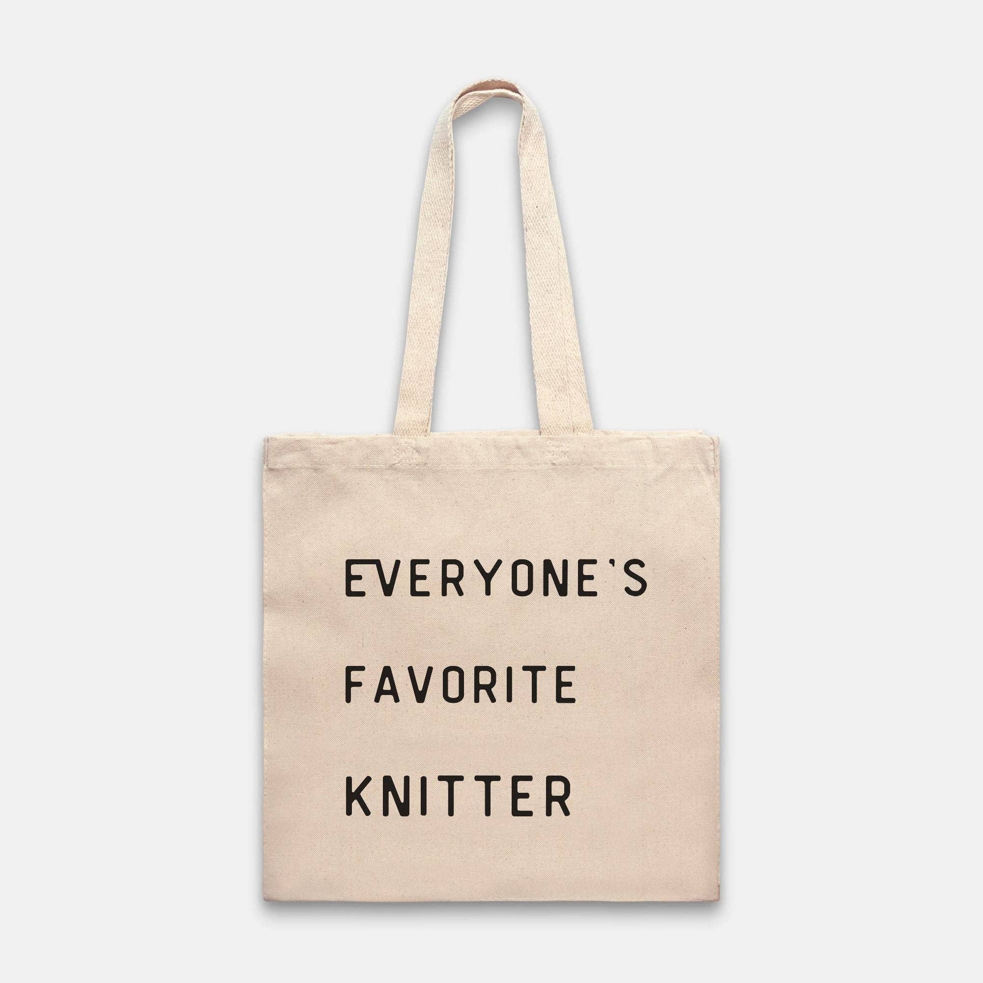 NNK Press Everyone's Favorite Knitter Tote Tote Bags