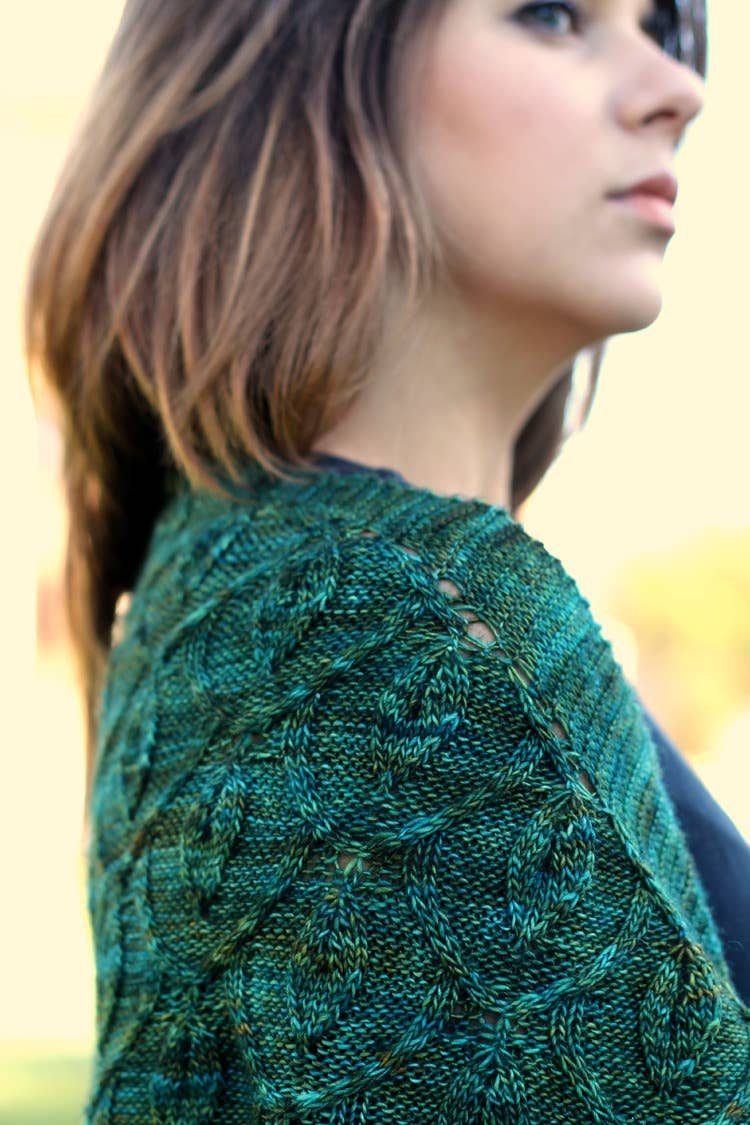 NNK Press Secret Garden Shawl Knitting Pattern Needlecraft Patterns