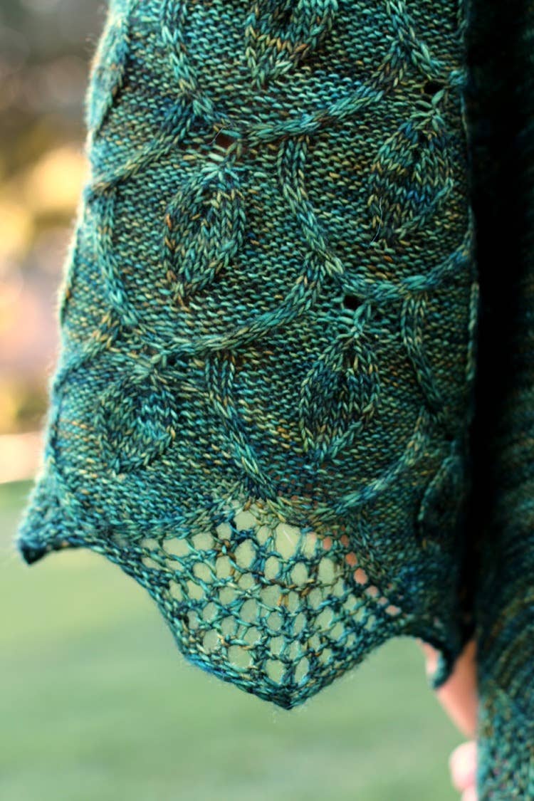 NNK Press Secret Garden Shawl Knitting Pattern Needlecraft Patterns