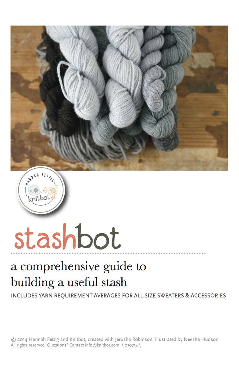 NNK Press Stashbot Booklet Patterns