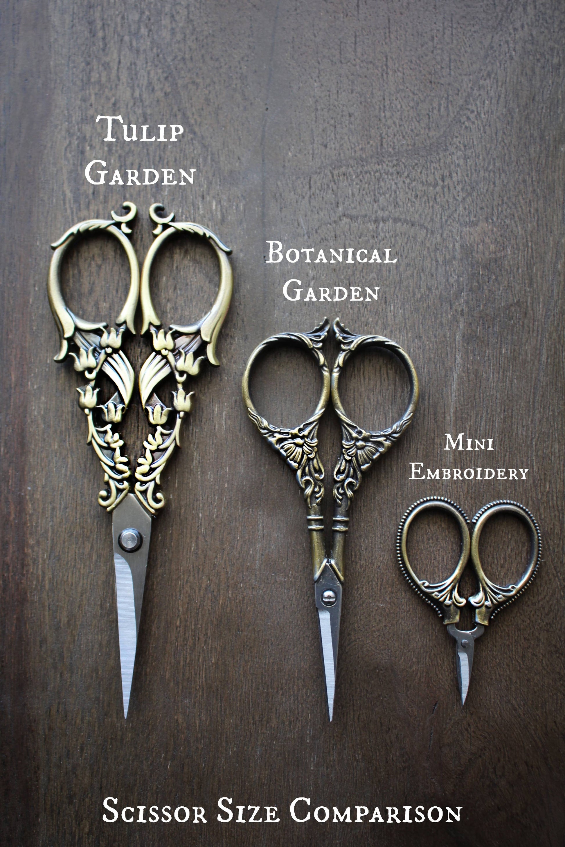 NNK Press Tulip Garden Embroidery Scissors Scissors
