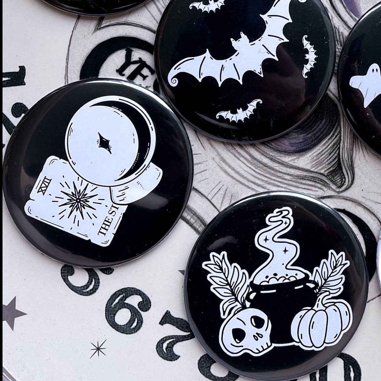 Occult Box Gothic Compact Mirrors Mirror