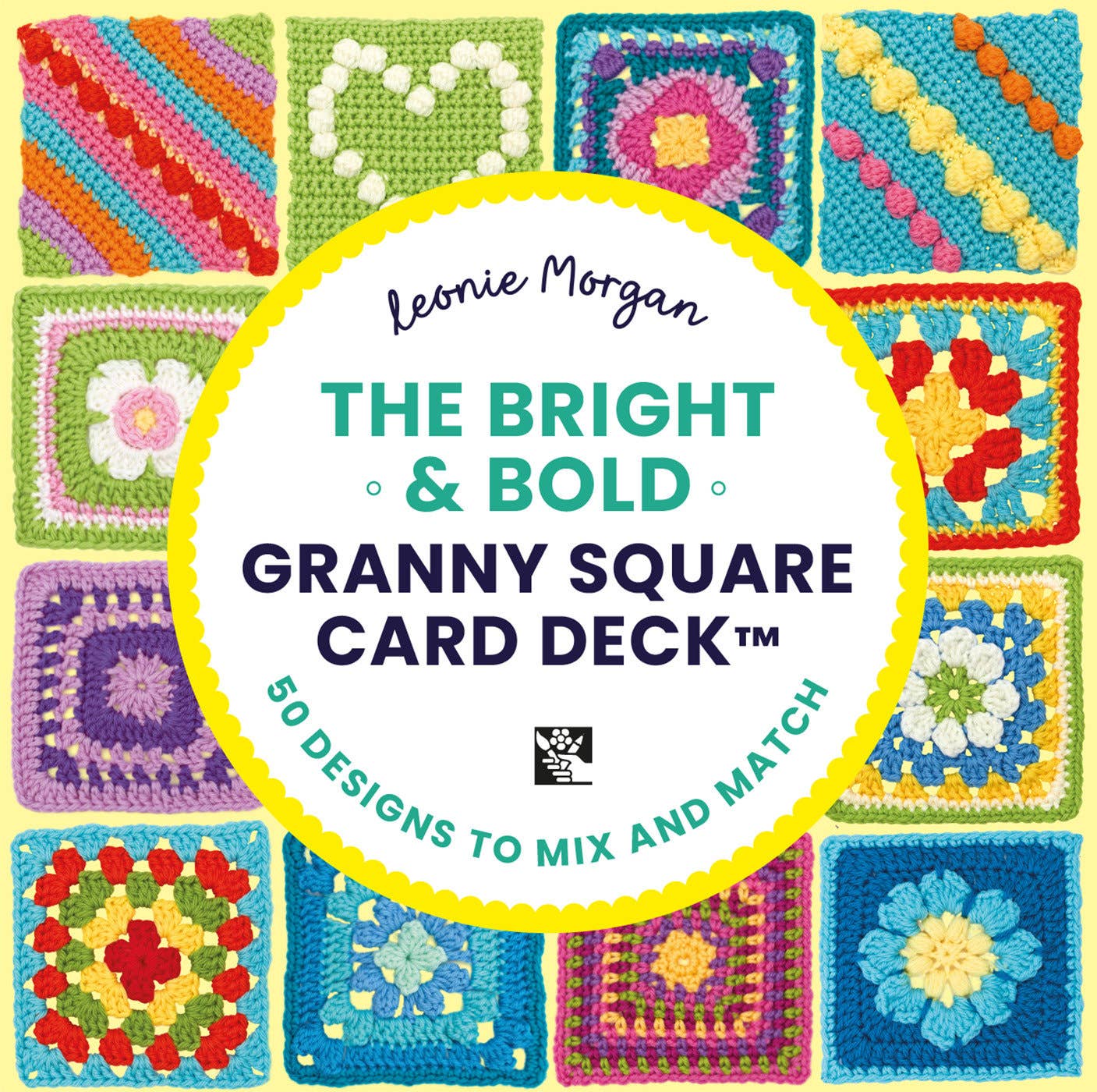 Penguin Random House LLC The Bright and Bold Granny Square Card Deck Book