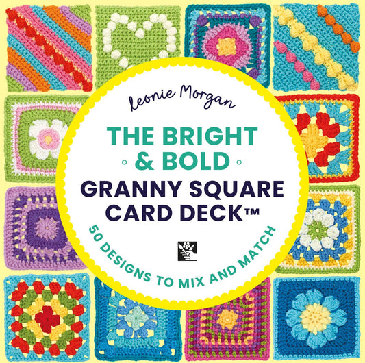 Penguin Random House LLC The Bright and Bold Granny Square Card Deck Book