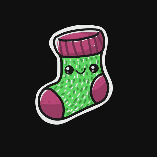 Cactus Fruit Sock Digital Sticker