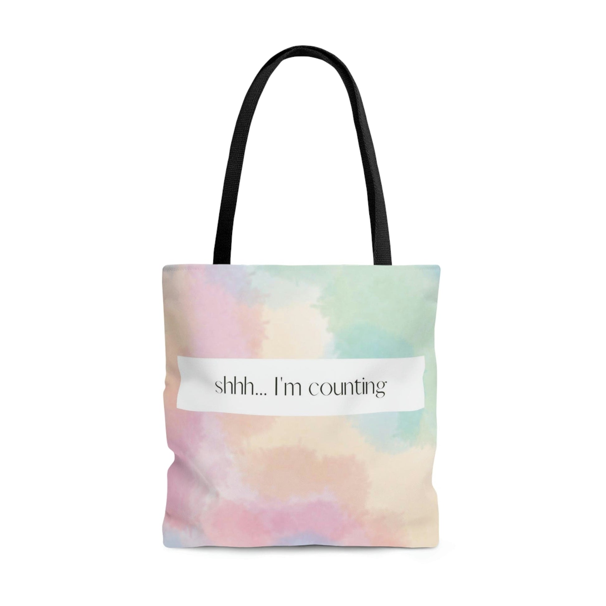 Printify Large Shhh... I'm Counting Tote Bags