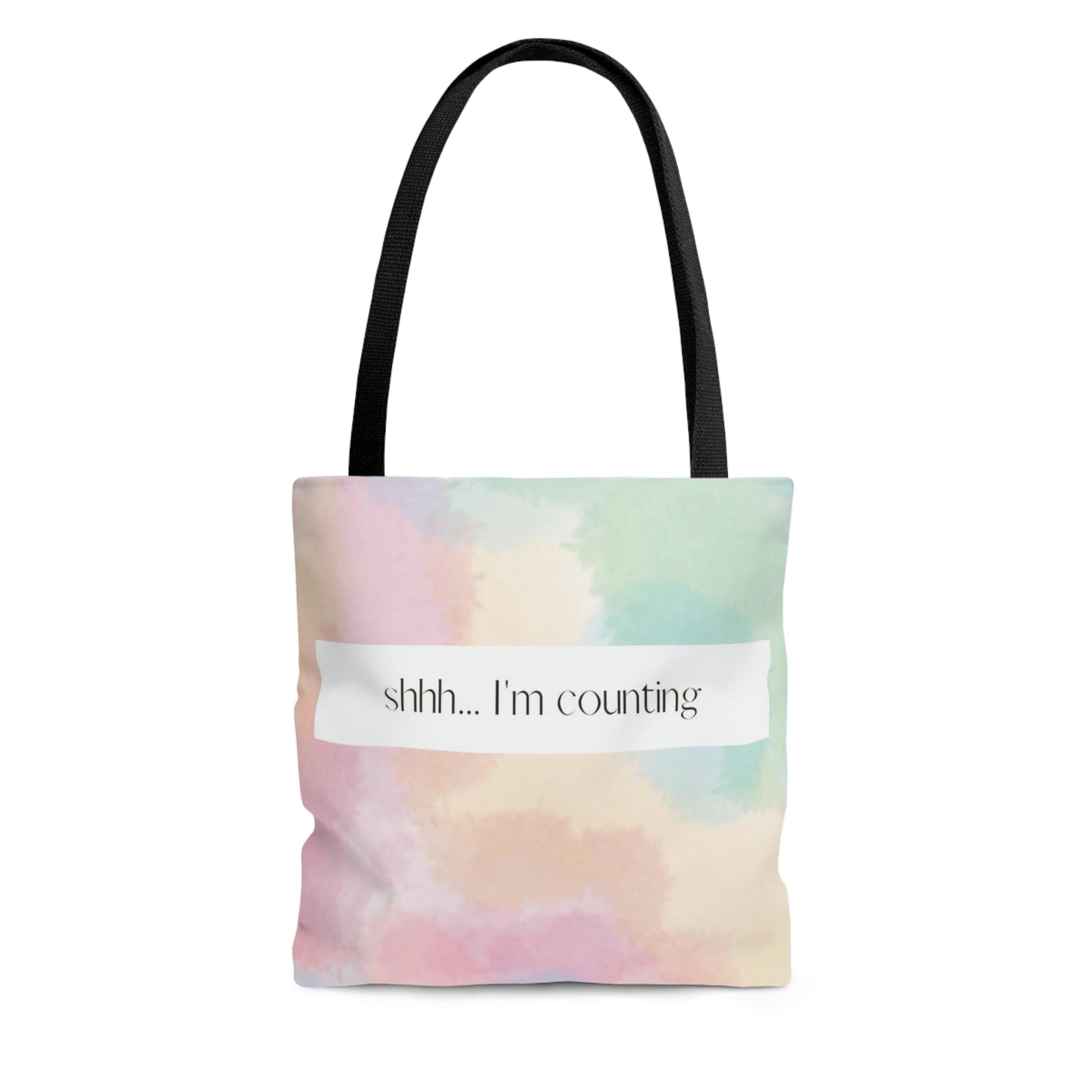 Printify Small Shhh... I'm Counting Tote Bags