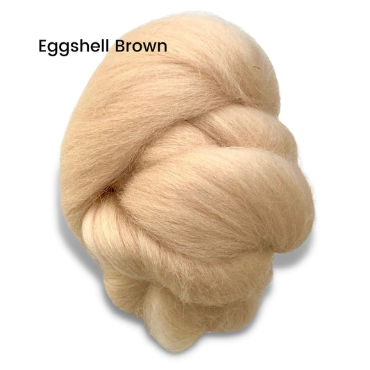 Revolution Fibers Corriedale Collection | Sandy Beach Bundle of Dyed Wool Tops | 150 Grams, 26 Micron Wool Roving