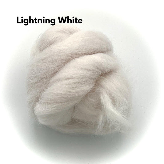Revolution Fibers Corriedale Collection | Soothing Elements Bundle of Dyed Wool Tops | 150 Grams, 26 Micron Wool Roving