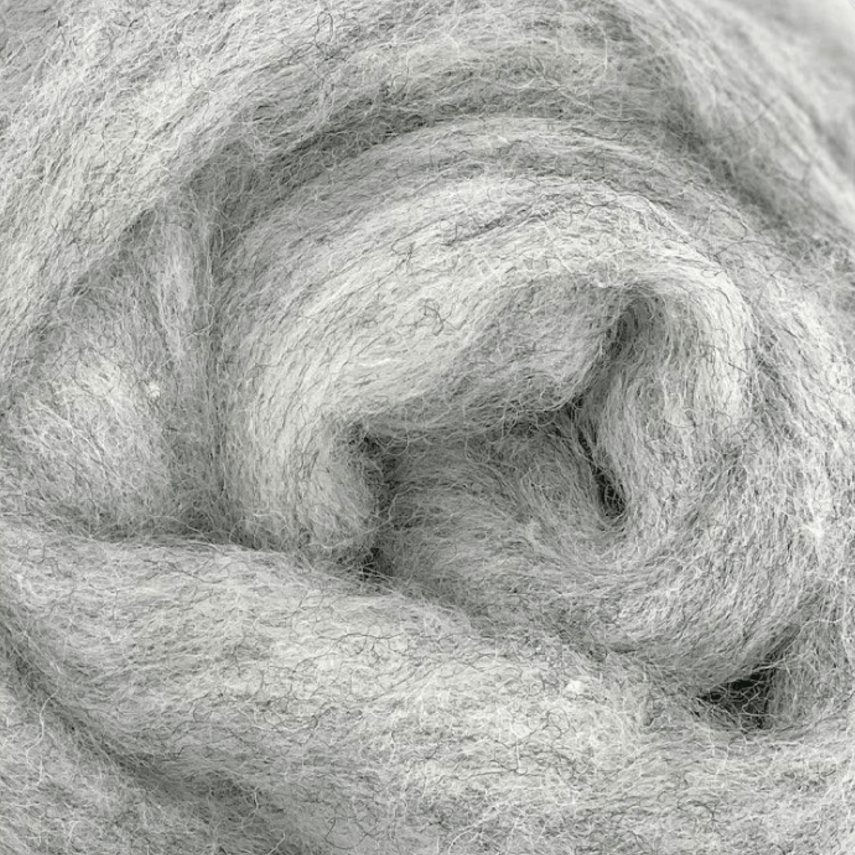 Revolution Fibers Grey Spectrum Carded Corriedale Wool Sliver Variety Pack Wool Roving