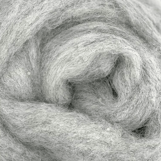 Revolution Fibers Grey Spectrum Carded Corriedale Wool Sliver Variety Pack Wool Roving