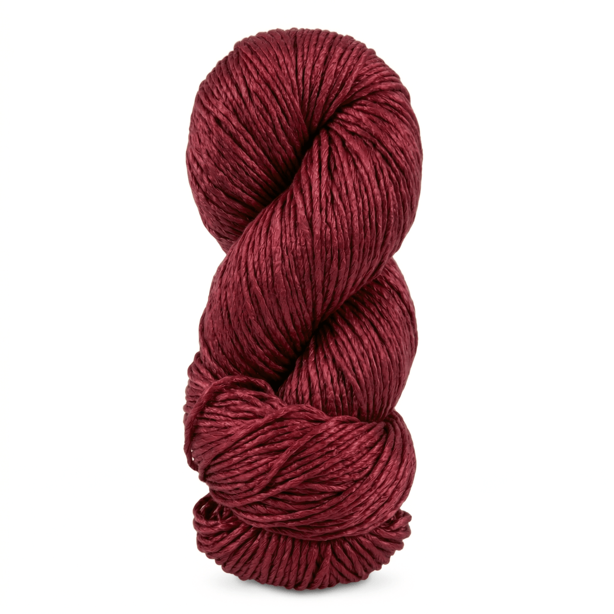 Revolution Fibers Raspberry Red Regal Mulberry Silk Yarn | Worsted Weight | 200 Yards | 100% Mulberry Silk Yarn