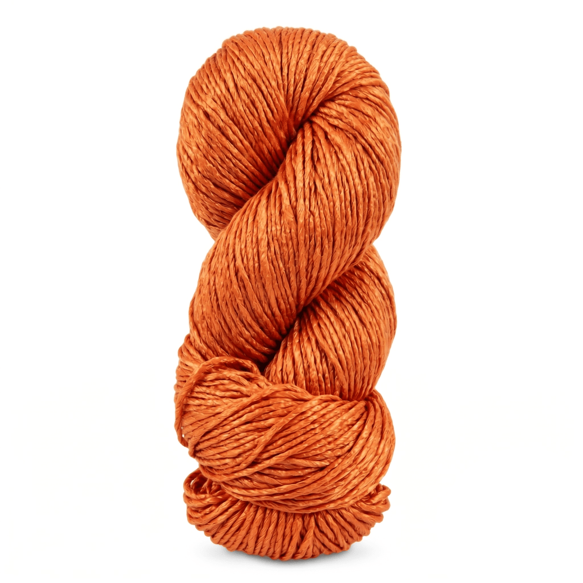 Revolution Fibers Tangerine Orange Regal Mulberry Silk Yarn | Worsted Weight | 200 Yards | 100% Mulberry Silk Yarn