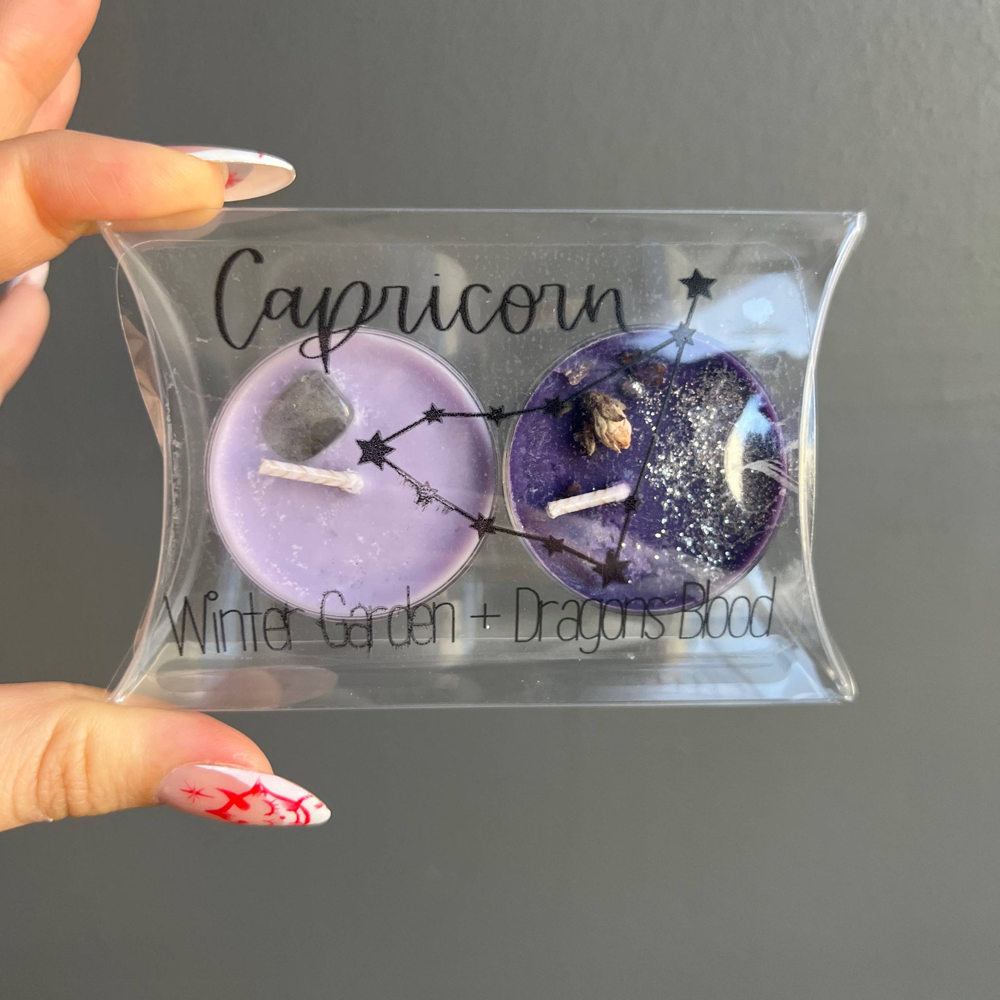 Sapphire & Sage Capricorn Zodiac Tea Light Candle Set Candle