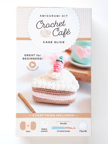 Schiffer Publishing Crochet Café Amigurumi Kit Cake Slice Craft Kits